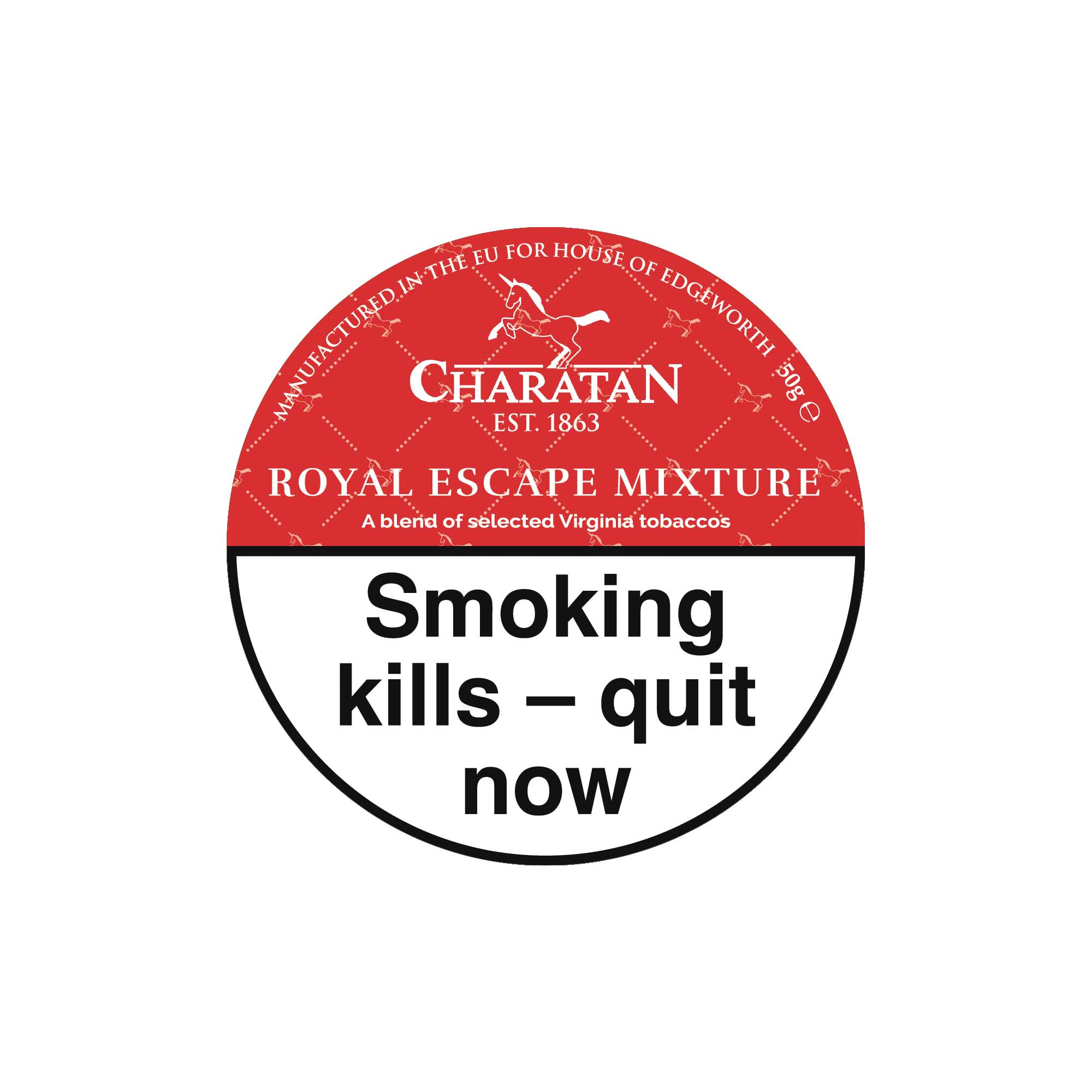 Charatan tabacco da pipa Royal Escape Mixture 50g Tin