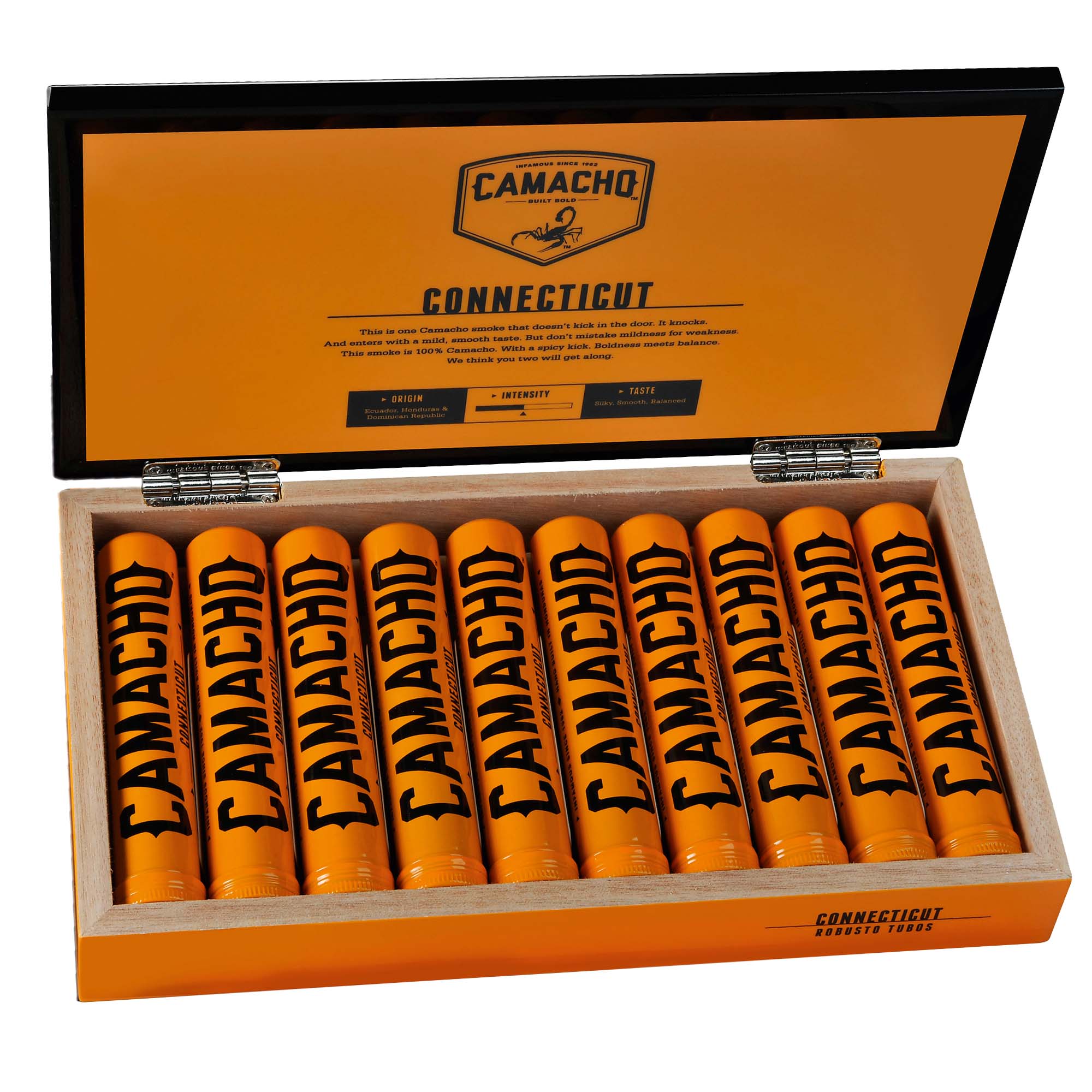 camacho_connecticut_robusto_tubos_20s Camacho Connecticut Robusto Tubos
