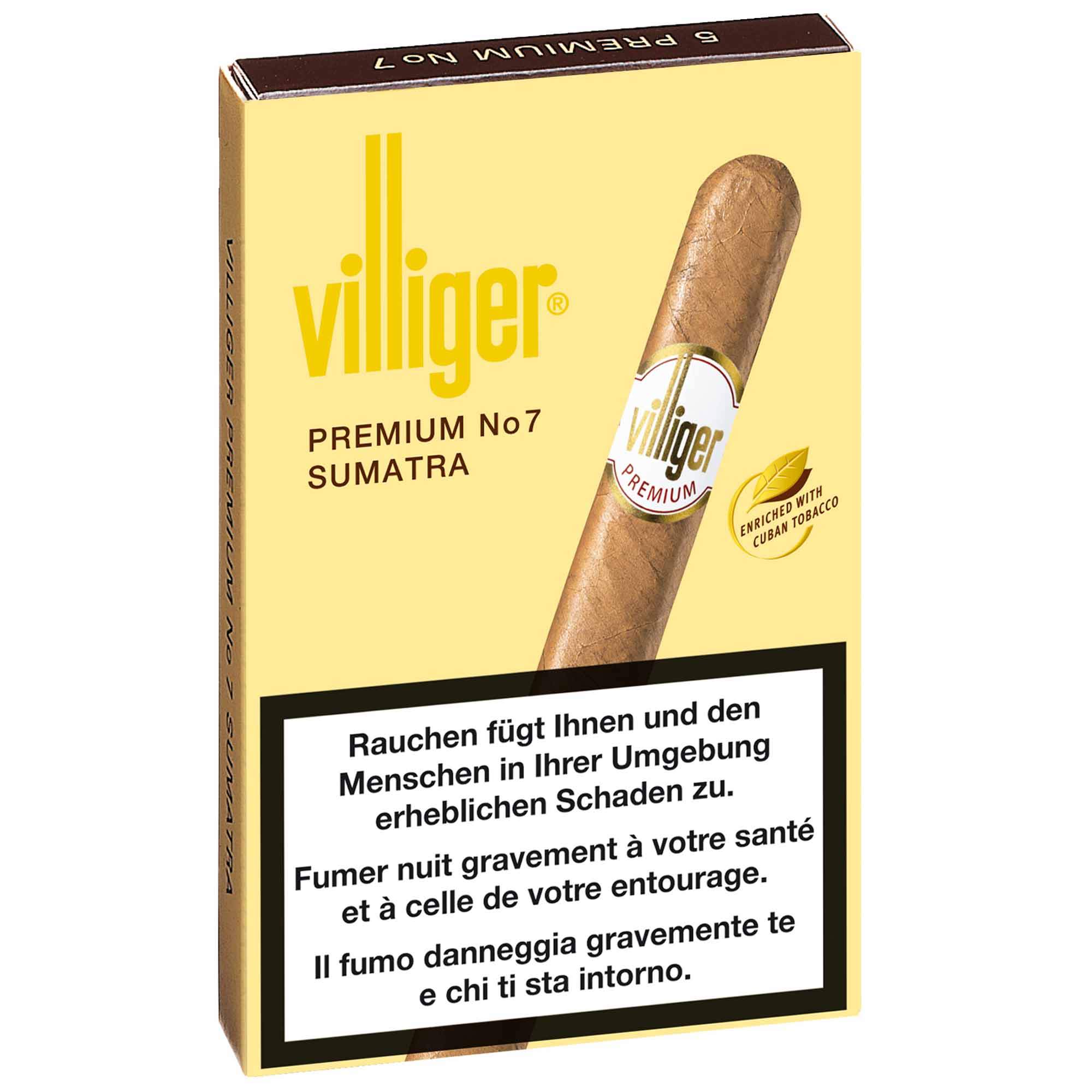 Villiger-premium-no7-5s Villiger Premium No 7 Sumatra - box of 5