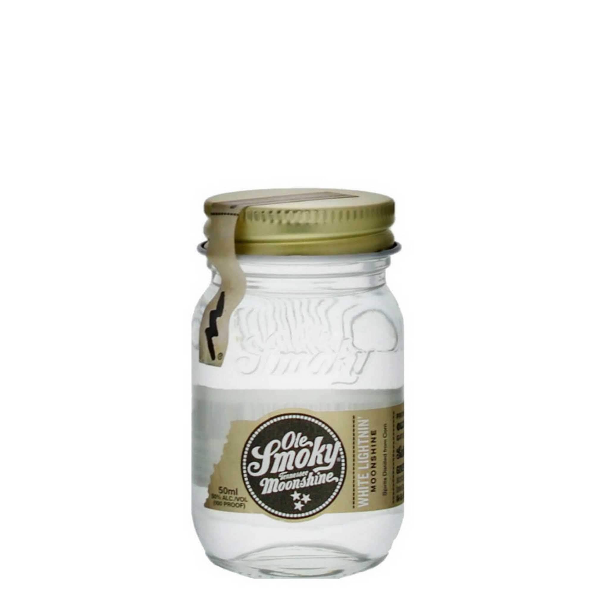OleSmokyWhiteLightninAmericanWhisky5cl02 Ole Smoky White Lightnin American Whisky 5cl