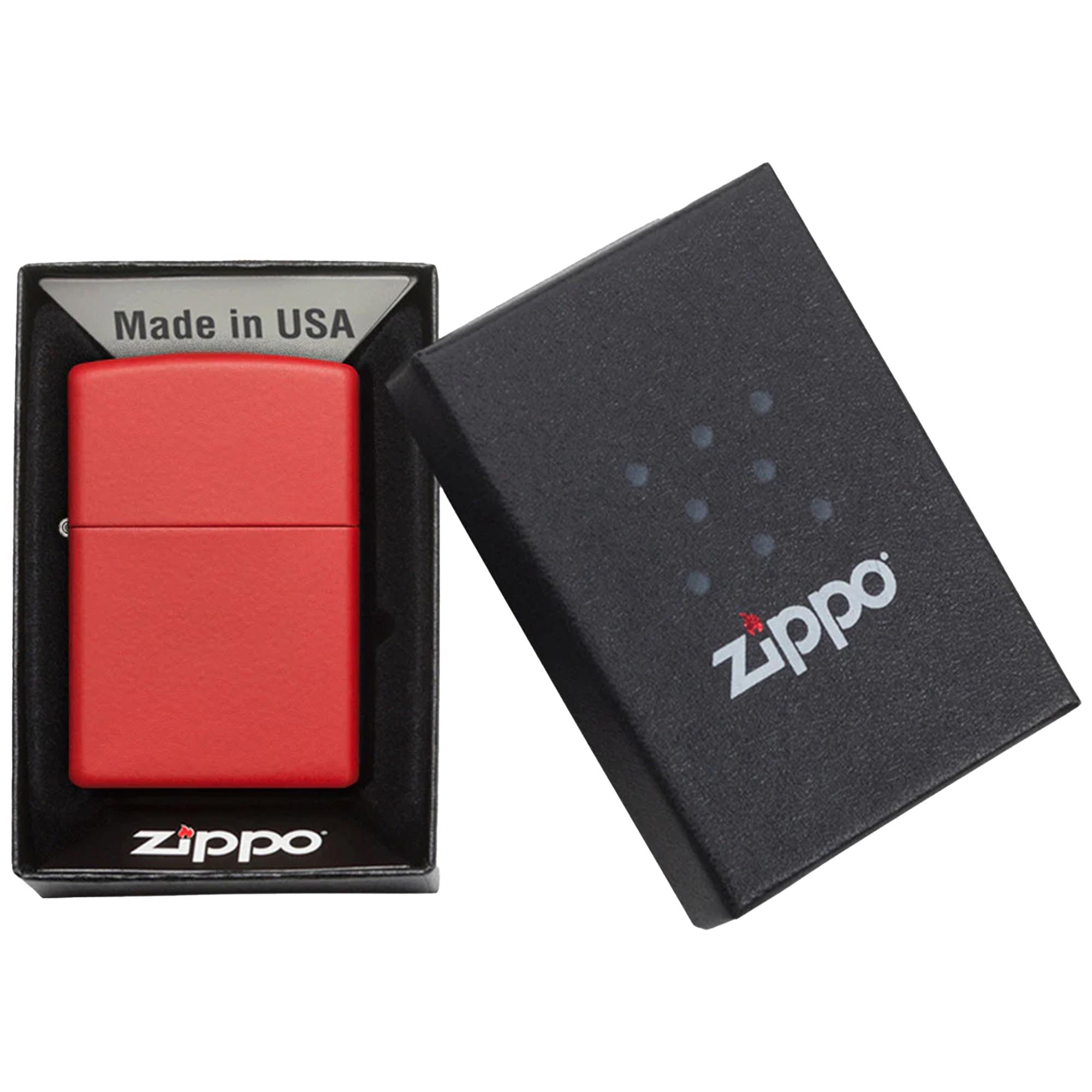 Zippo Lighter Basic Red Matte