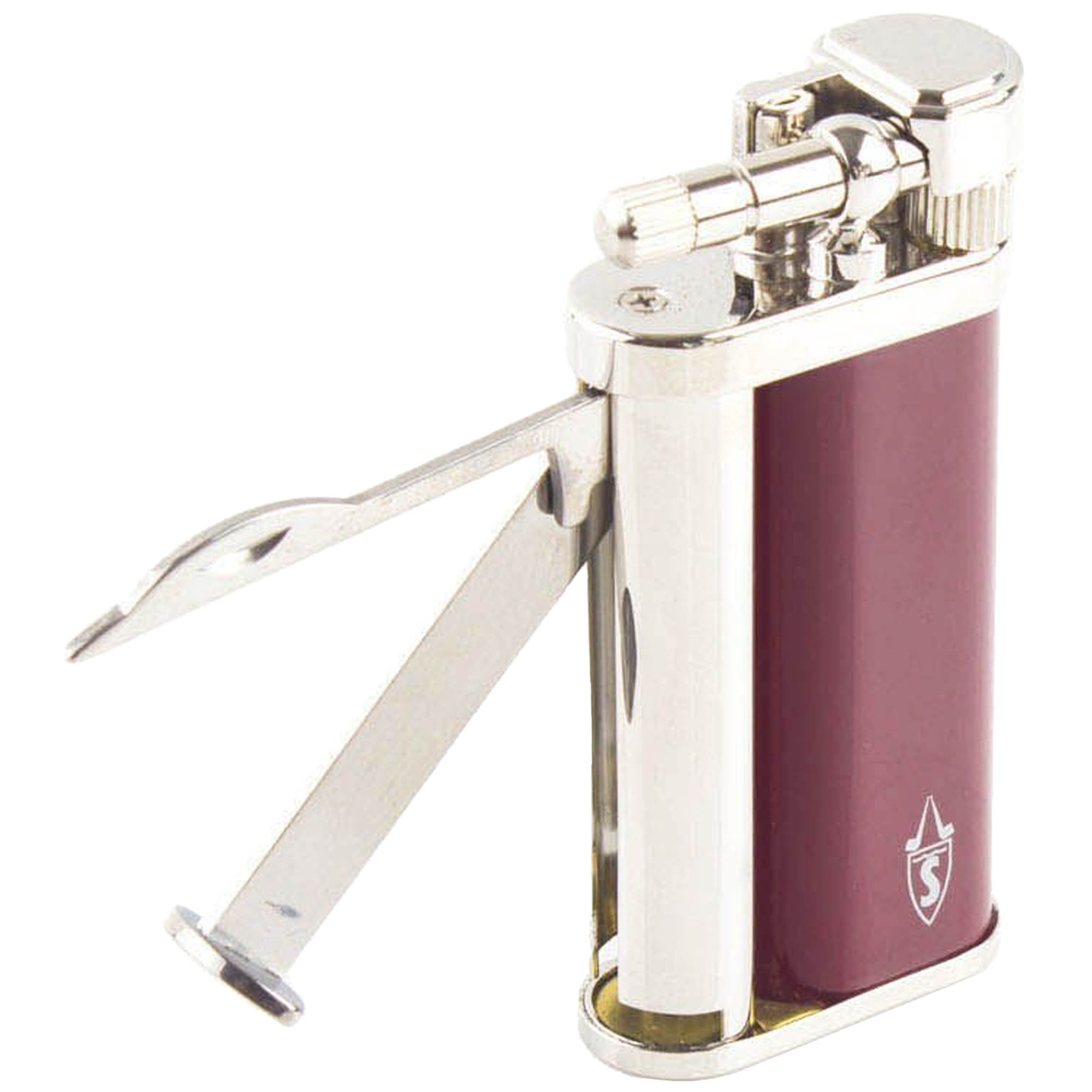 Savinelli_Pfeifenfeuerzeug_Eddi_Bordeaux_2 Savinelli Pfeifenfeuerzeug Eddi Bordeaux