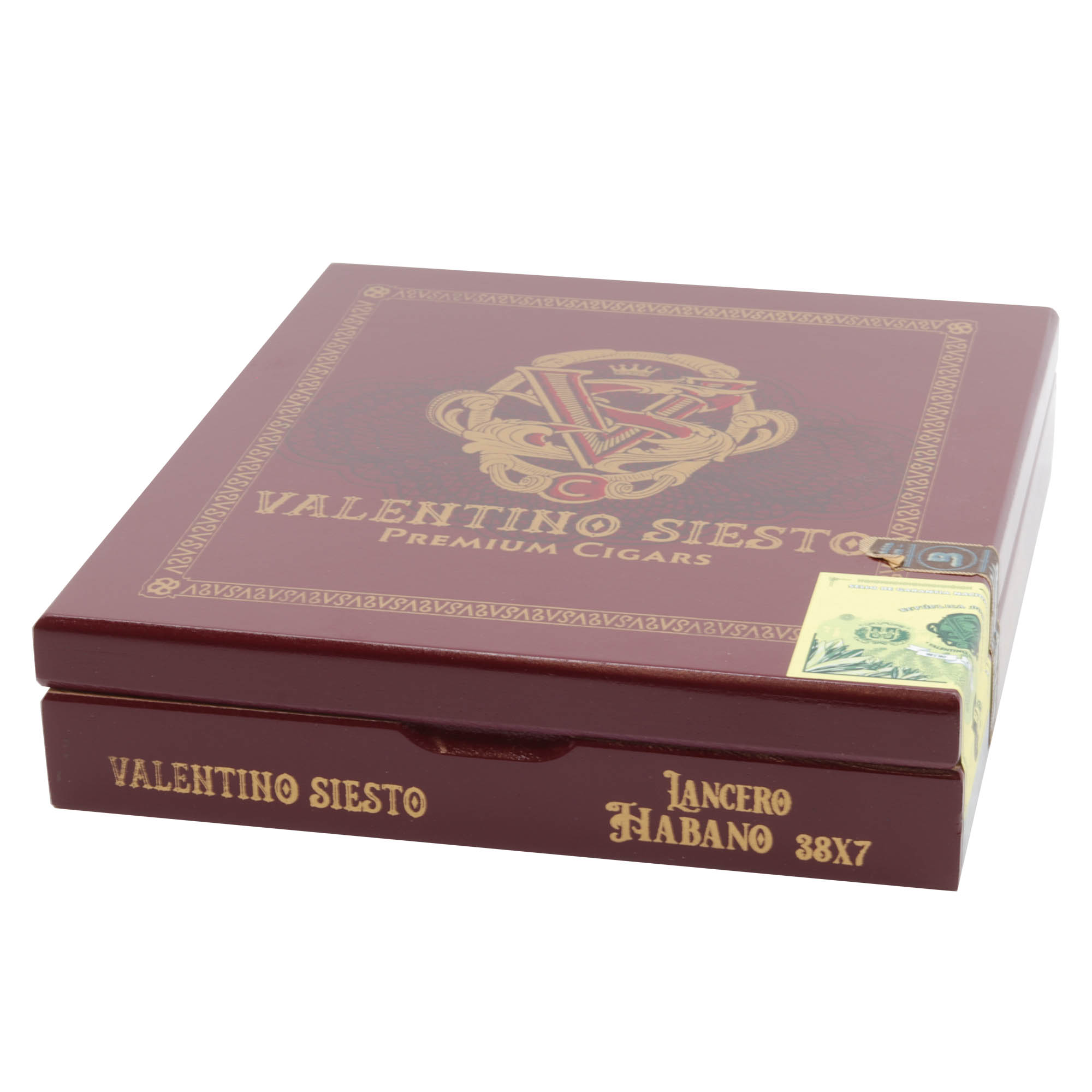 Coffret Valentino-lancero-habano Valentino Siesto Premium Natural Lancero