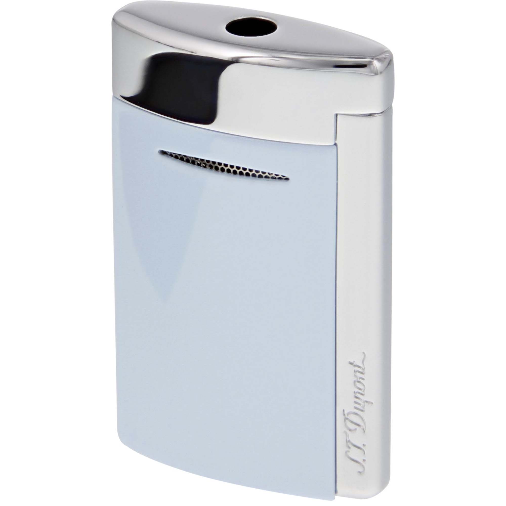 S.T. Dupont Minijet Baby Blue & Chrome
