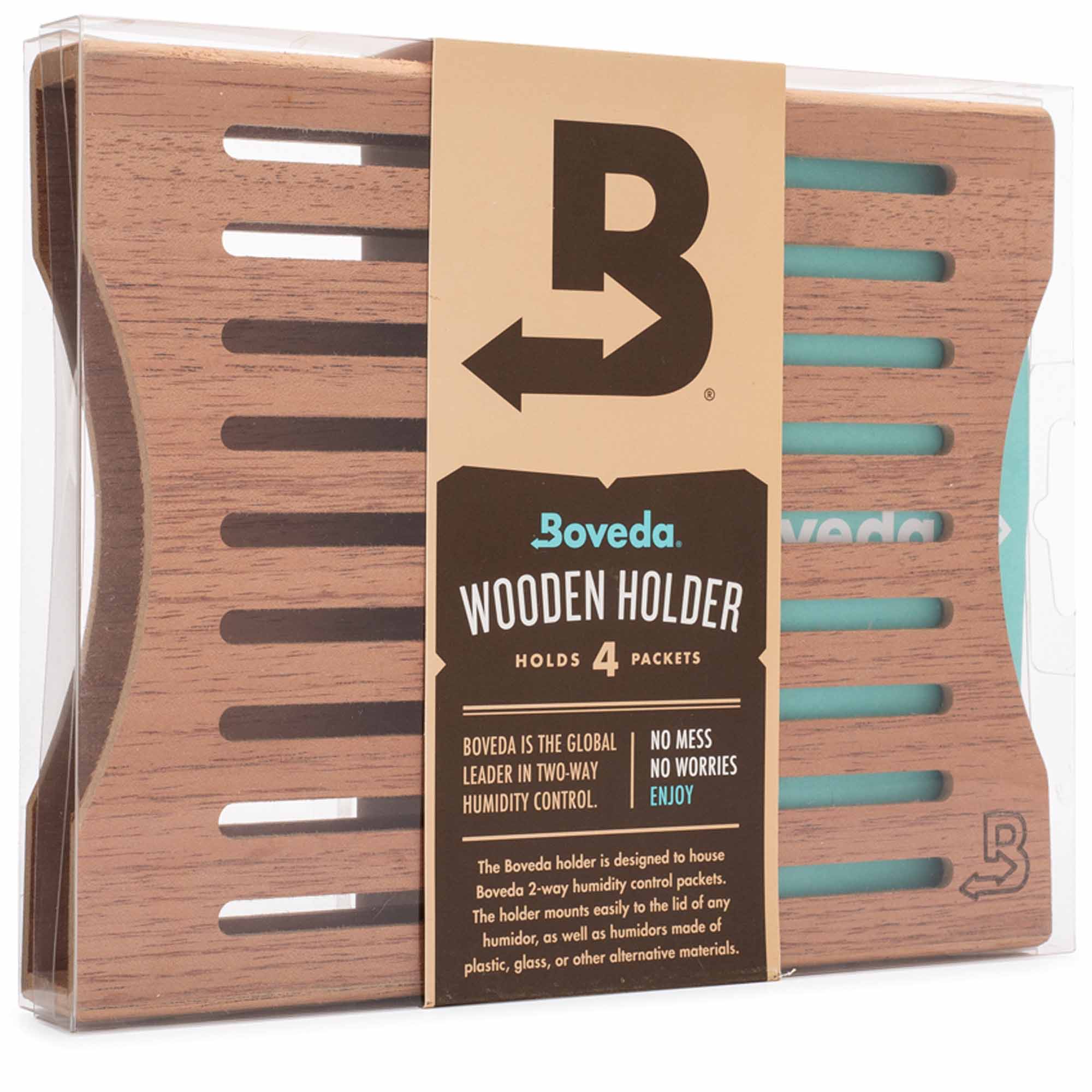 supporto-in-legno-per-Boveda-da-4-BVCH4-01 Supporto in legno Boveda Humidipak 4er (per 4 sacchetti da 60 g)