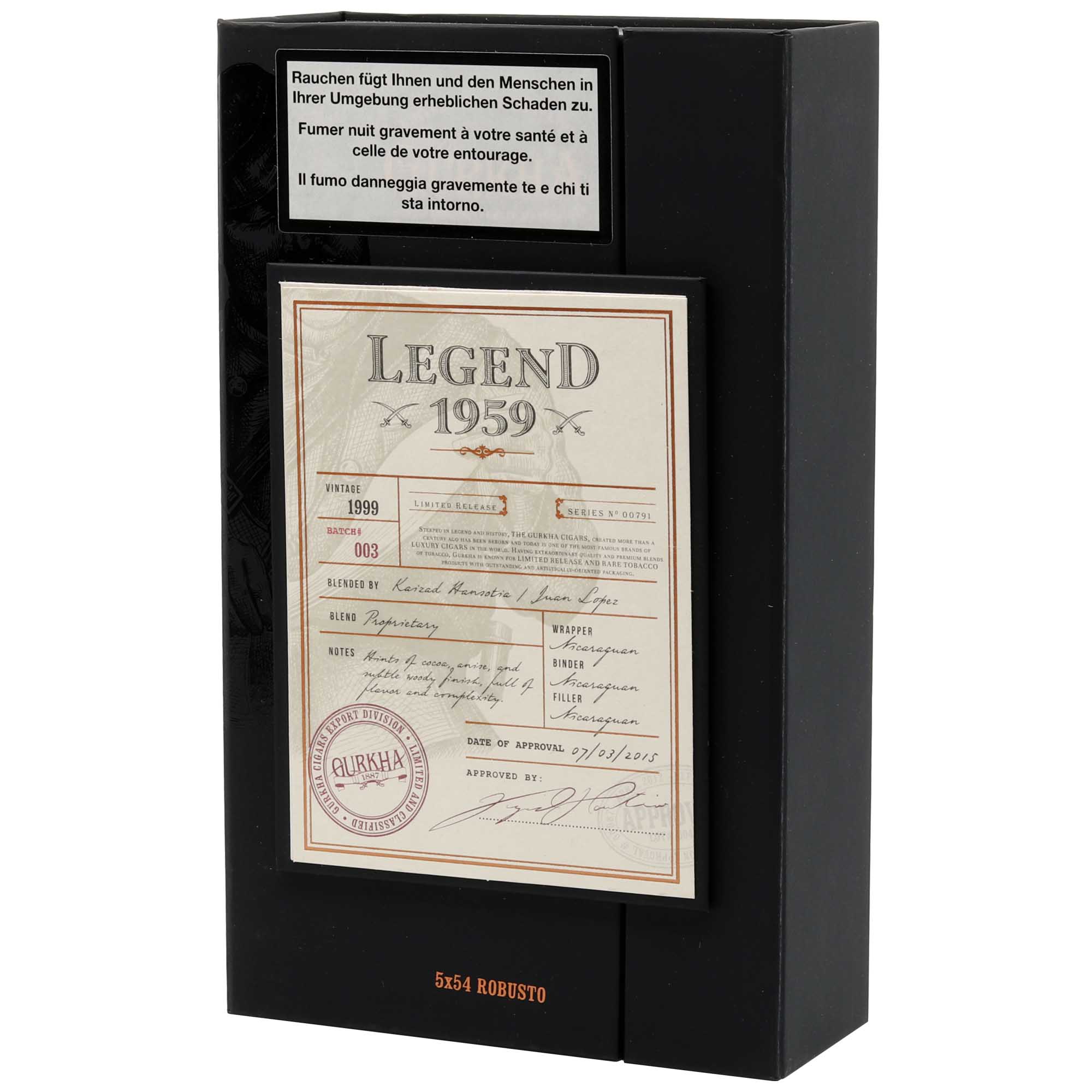 Gurkha Legend 1959 Robusto