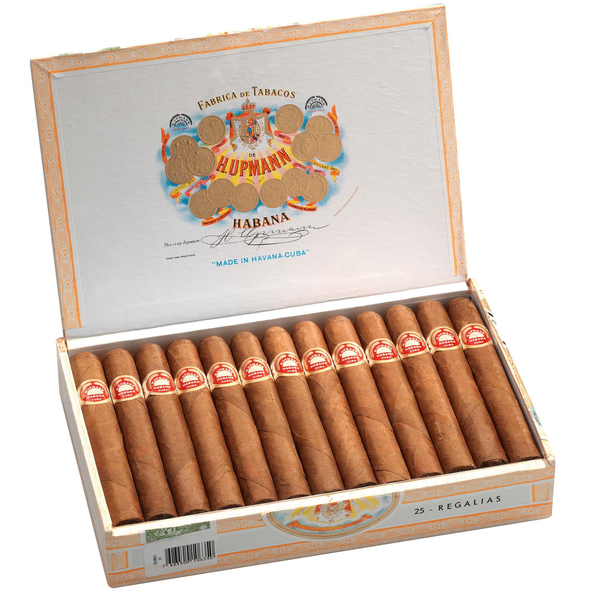 H-UpmannRegalias_25XZJrJX6clE8fH H. Upmann Regalias - Coffret de 25 pièces