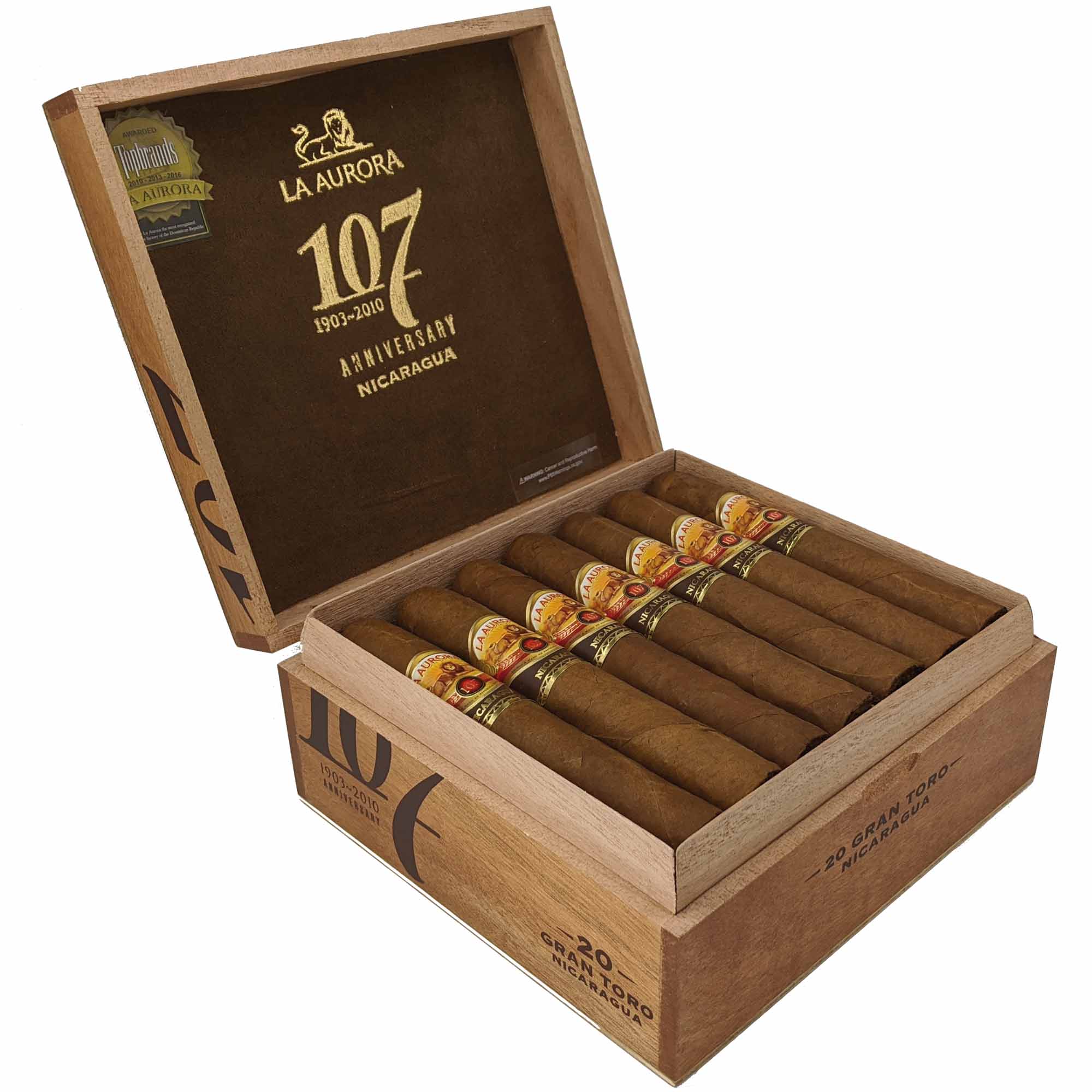 la-aurora-107-nicaragua-toro-21s La Aurora 107 Nicaragua Toro