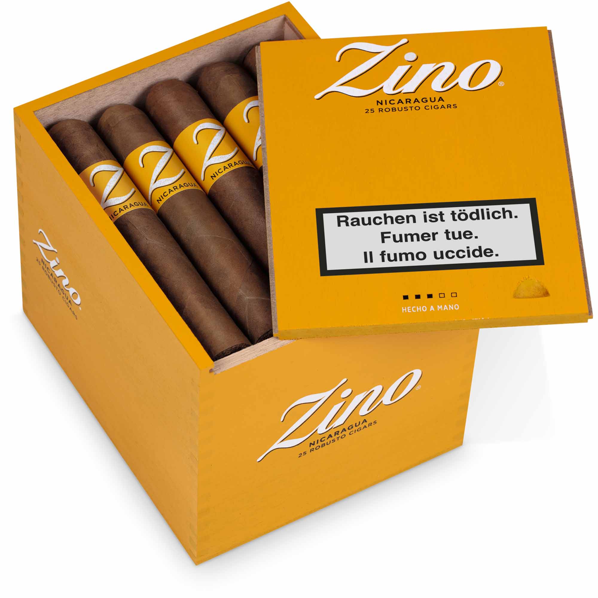 Zino-nicaragua-robusto-25s Zino Nicaragua Robusto - Caisse de 25 pièces