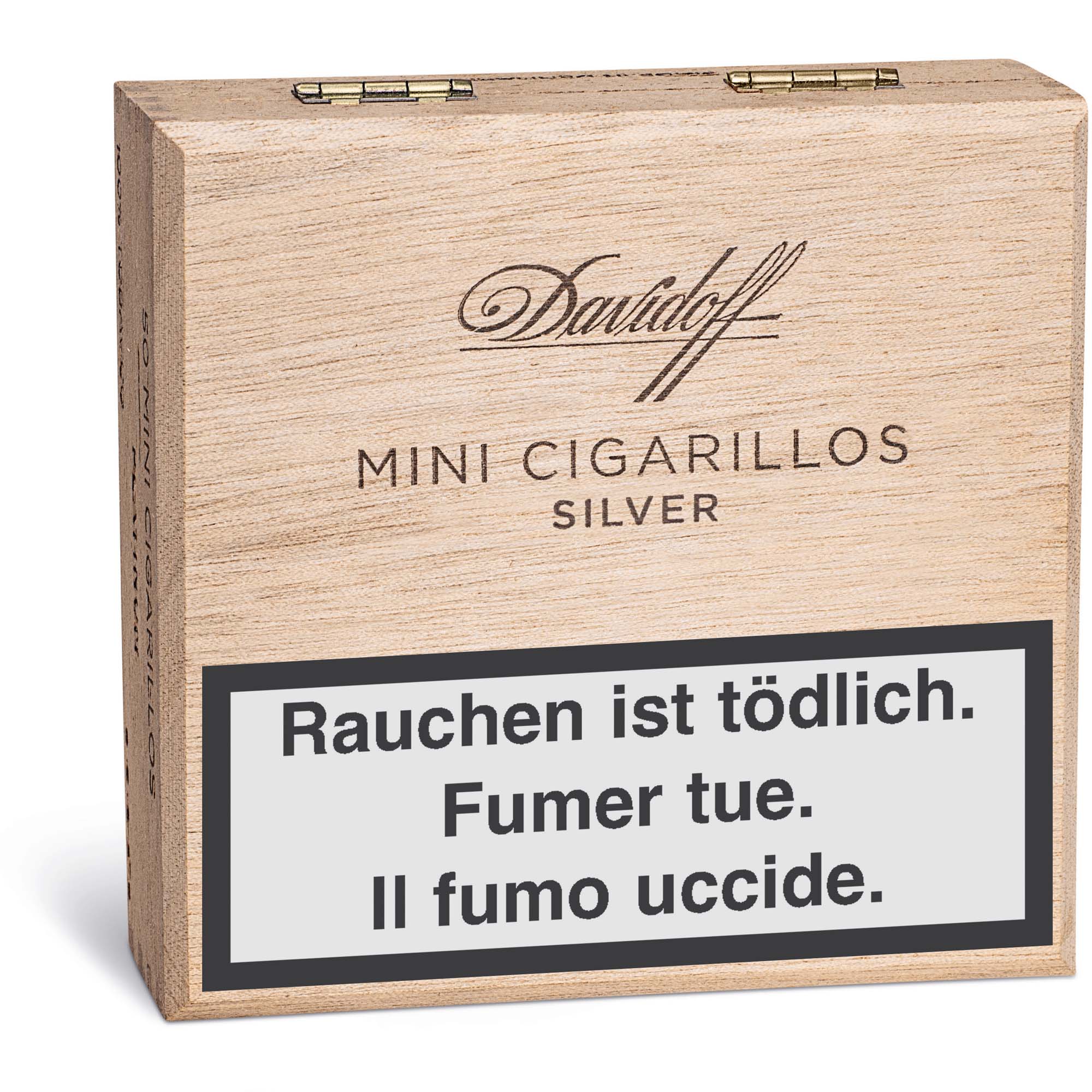 davidoff_mini_silver_50s Davidoff Mini Cigarillos Silver - Coffret de 50 pièces