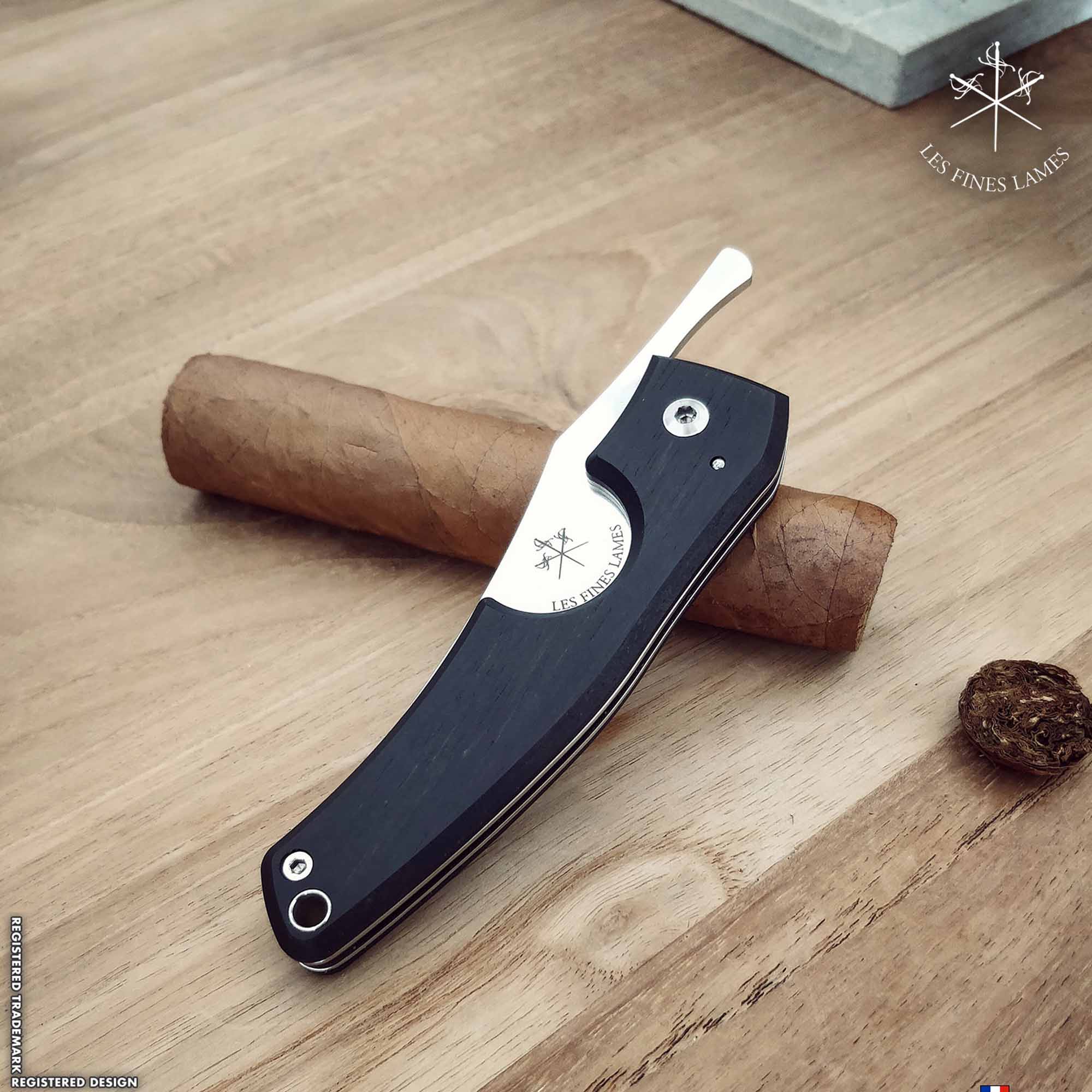 Coltello per sigari Les Fines Lames Le Petit Ebony (CC0201002)