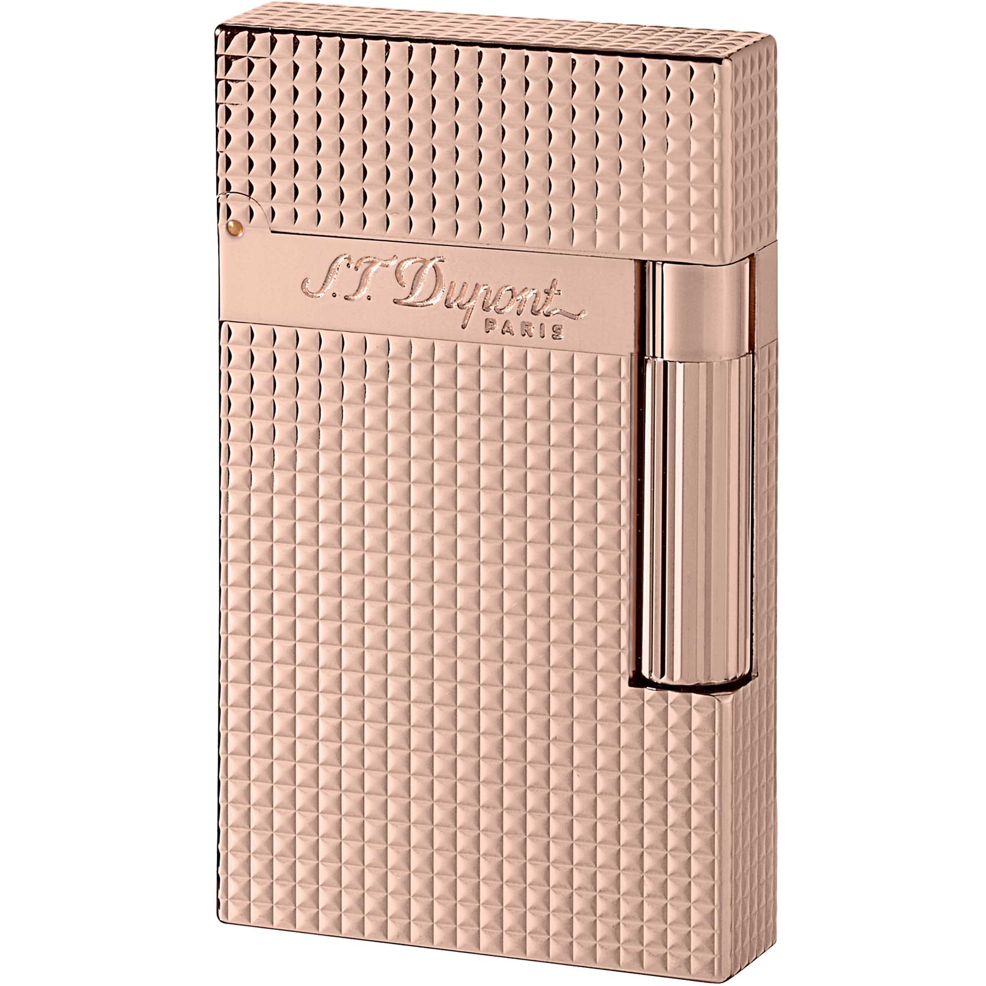 st-dupont-ligne-2-rosegold-01 S.T. Dupont Ligne 2 Diamond Heads Pink Gold