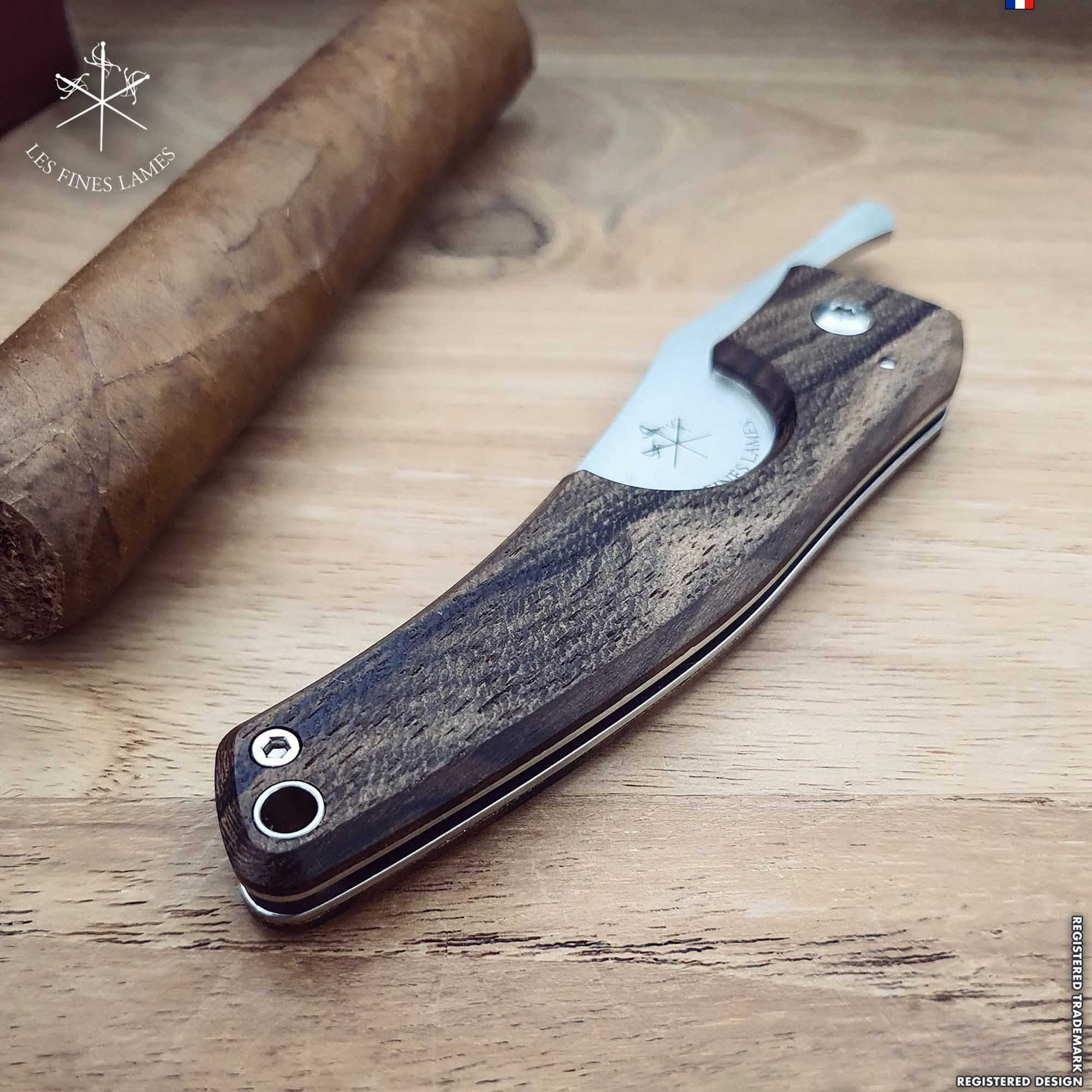 Les Fines Lames cigar knife Le Petit Ziricote (CC0201004)