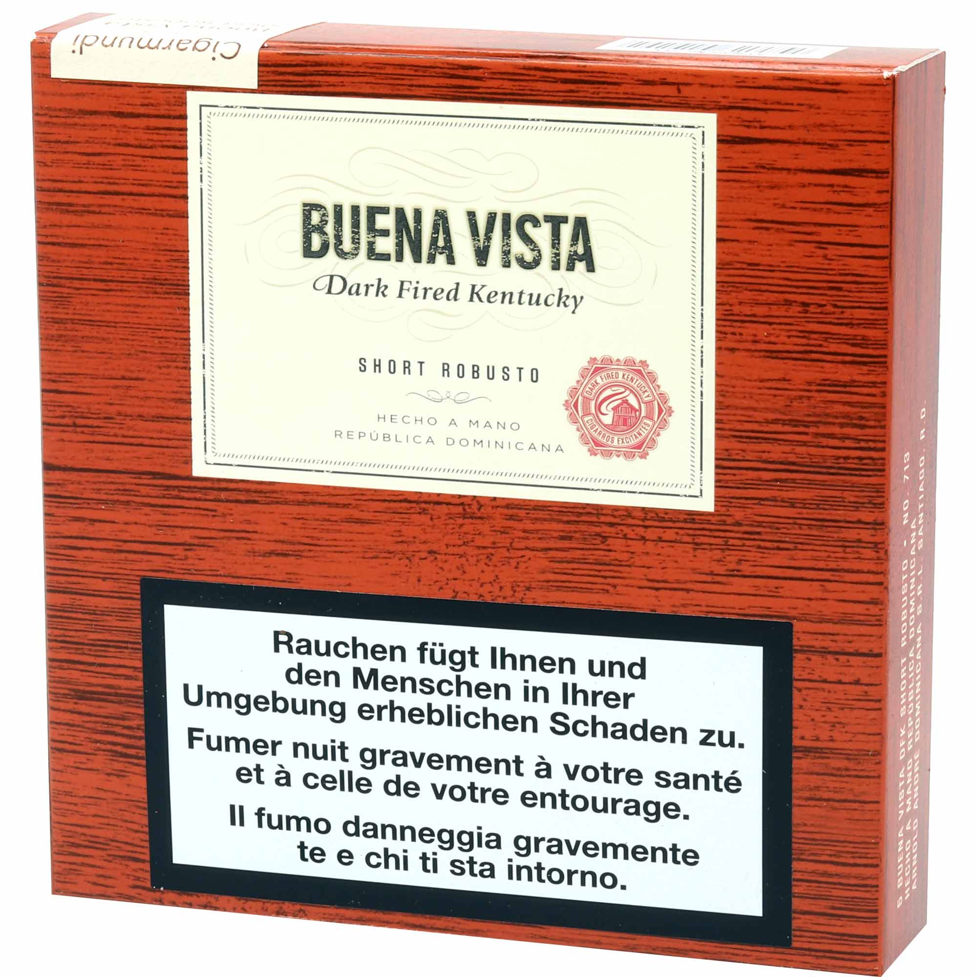 Buena Vista Dark Fired Kentucky Short Robusto
