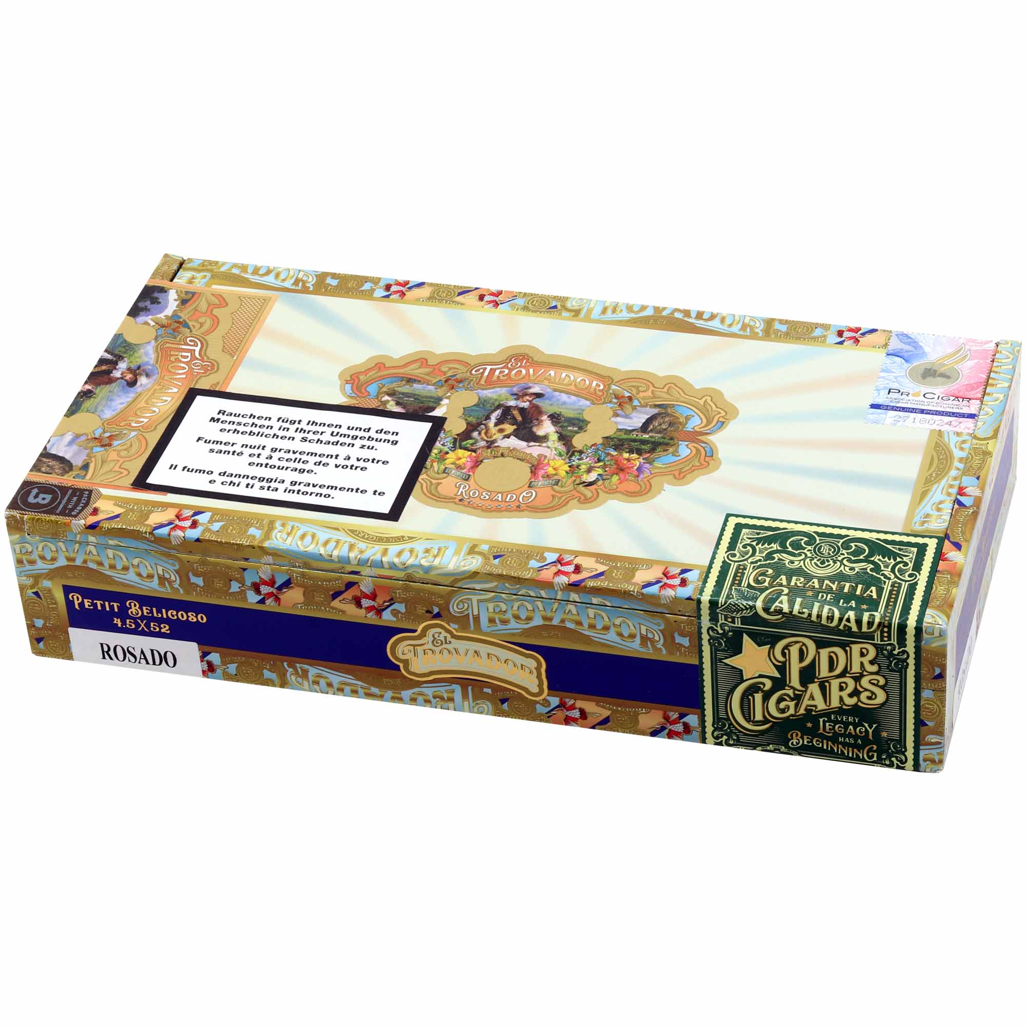 El Trovador Rosado Petit Belicoso