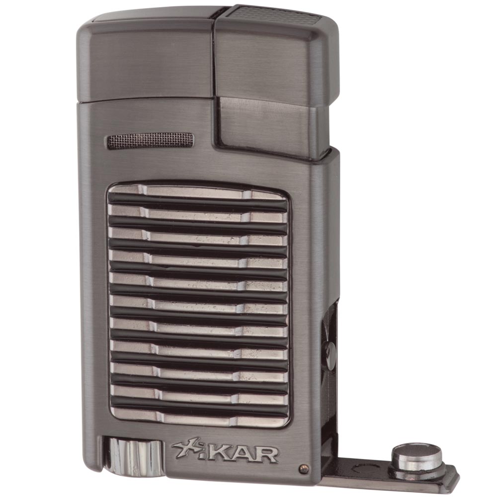 xikar_506_forte_gunmetal_01 Xikar Forte Single Jet Briquet Gunmetal 523G2