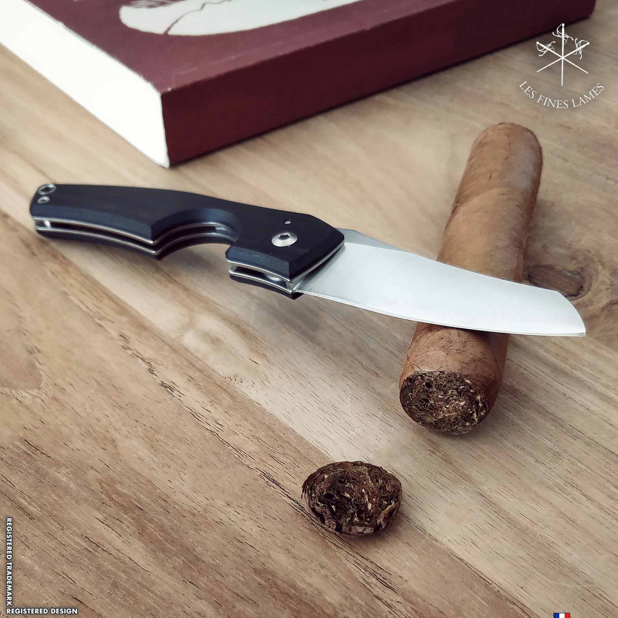 Coltello per sigari Les Fines Lames Le Petit Ebony (CC0201002)