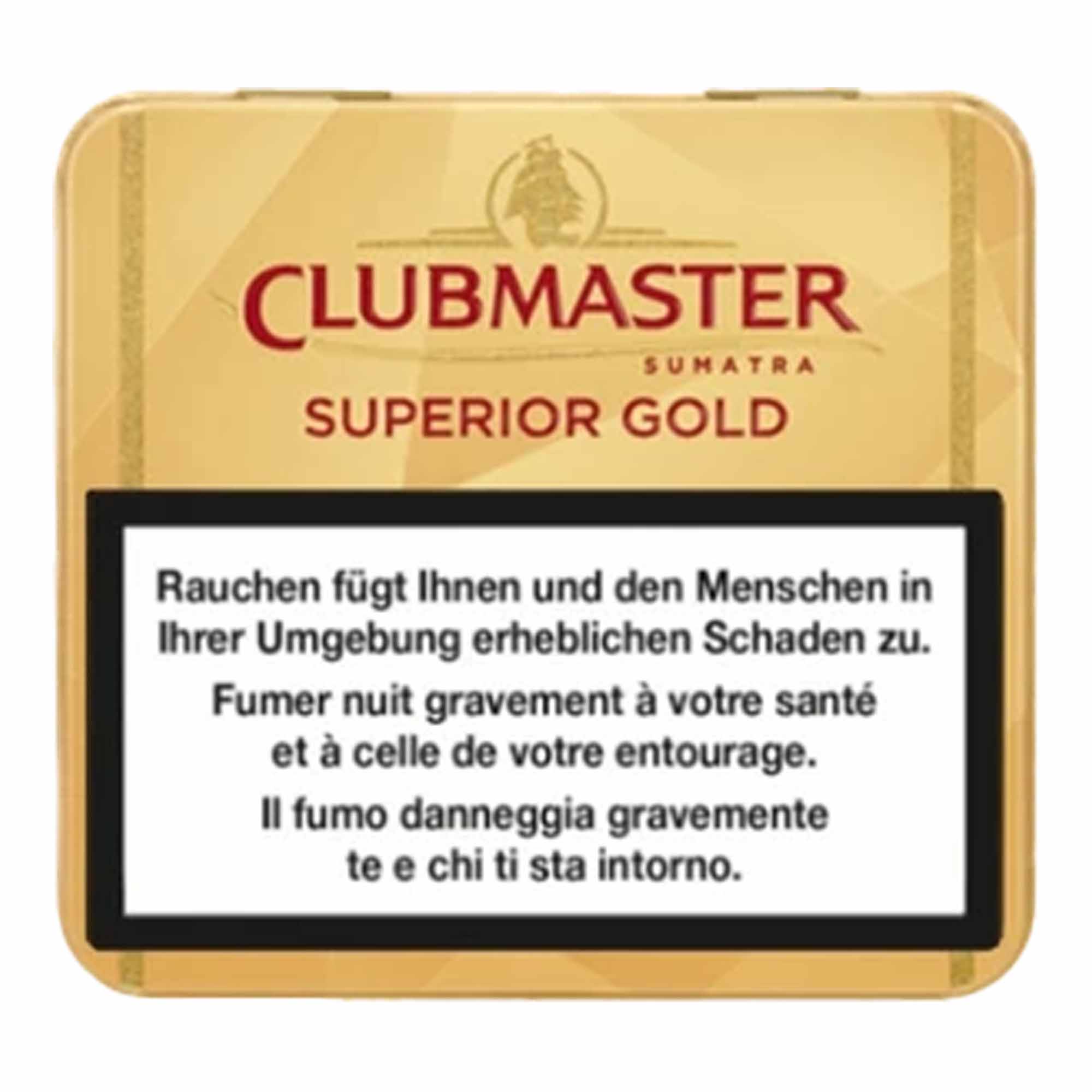 Clubmaster Gold Sumatra, confezione da 20