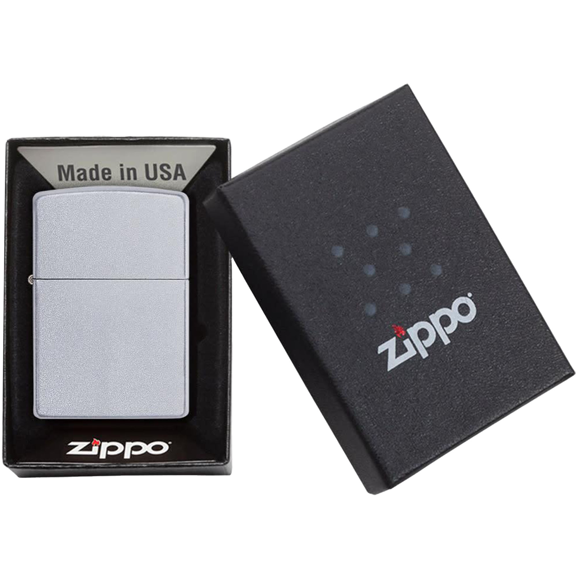 Zippo_Chrome_Satin_3 Zippo Chrome Satin