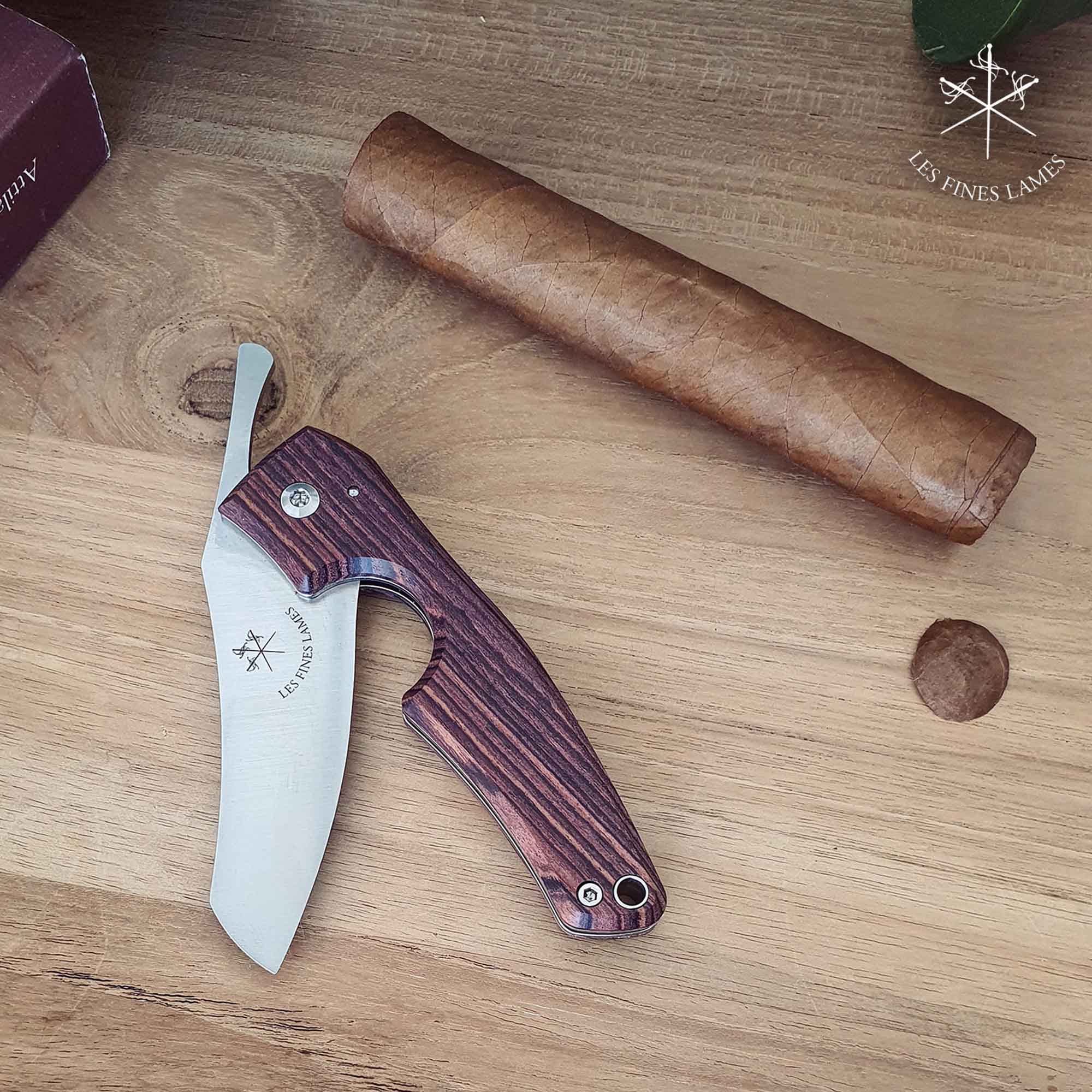 les-fines-lames-le-petite-kingwood-04 Coltello per sigari Les Fines Lames Le Petit Kingwood (CC0201036)
