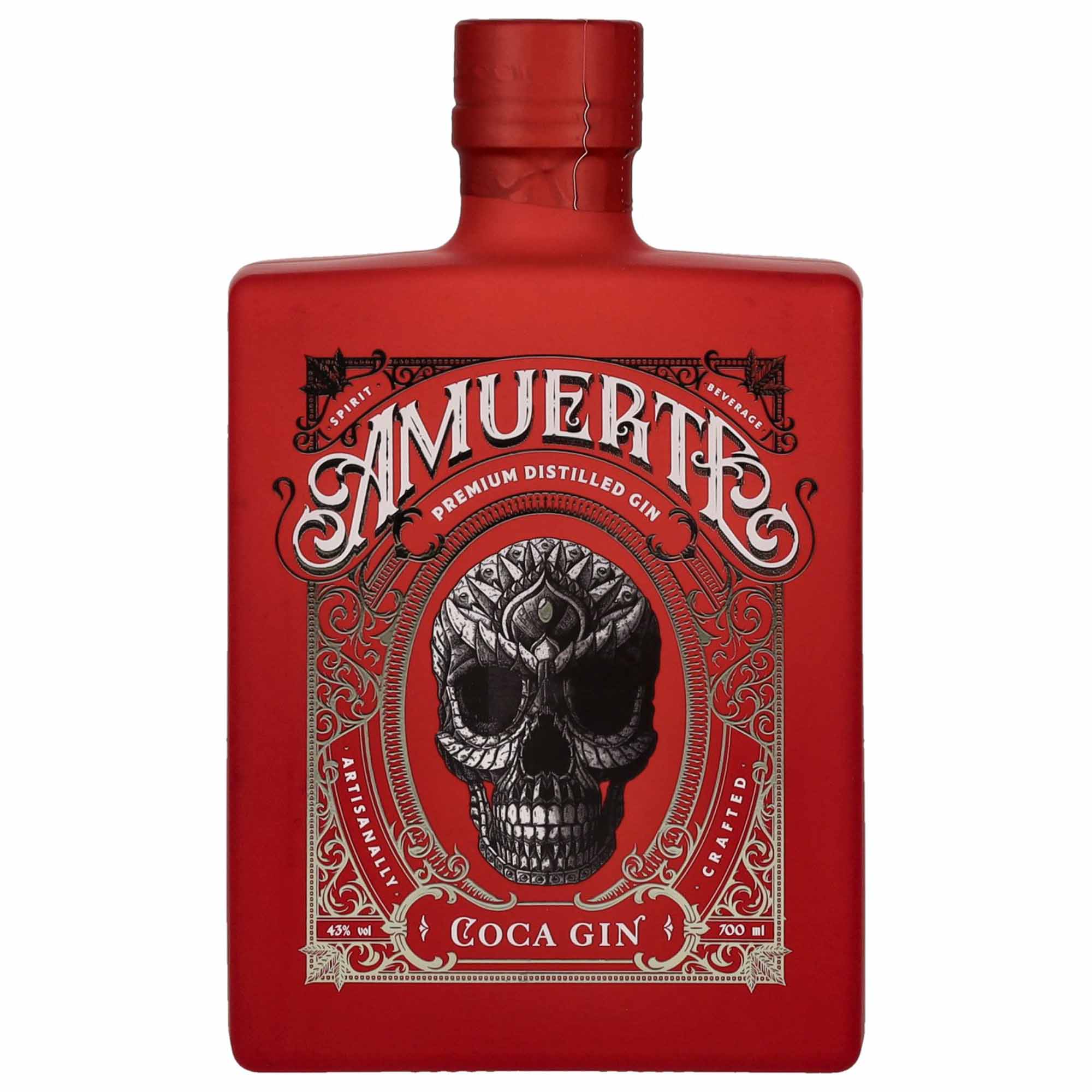 amuerte-coca-gin-01 Amuerte Gin à la feuille de coca, édition rouge, 70 cl