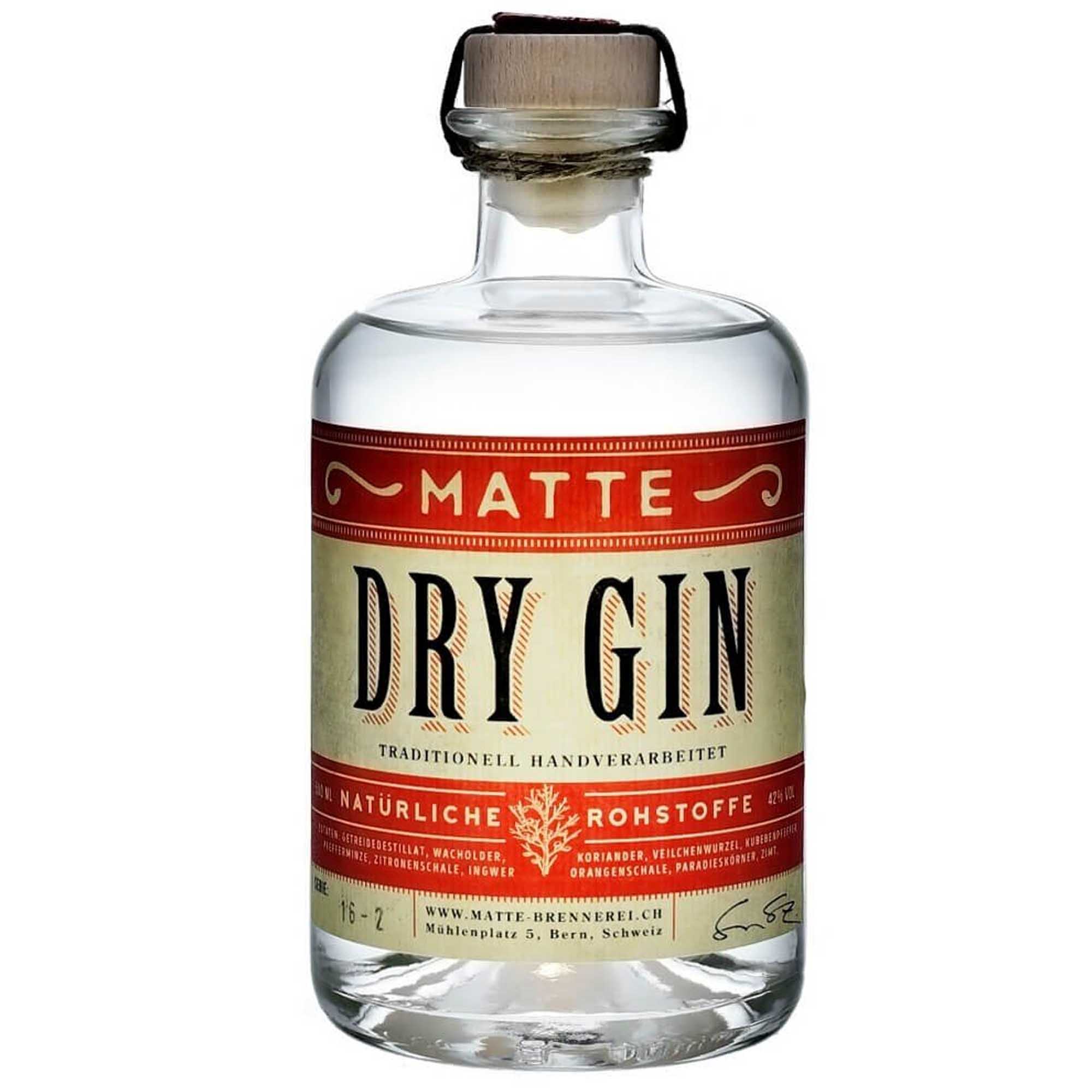 MatteDryGin50cl Matte Dry Gin 50cl