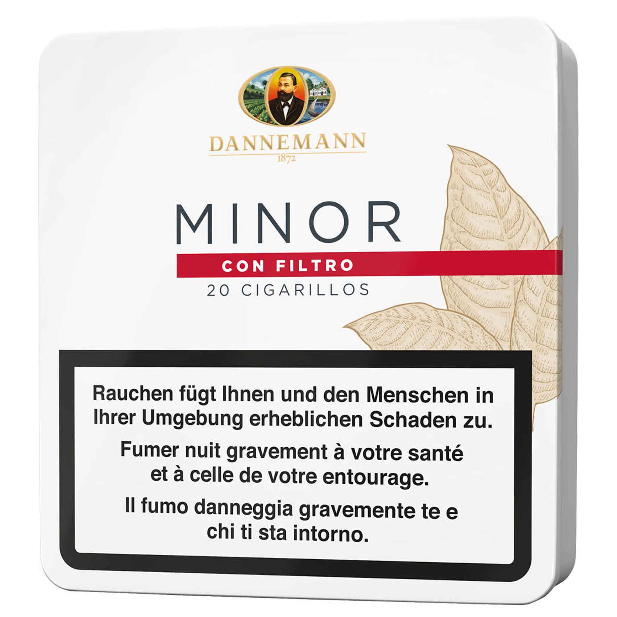 dannemann-minor-con-filtro-sumatra-20s Dannemann Minor con Filtro - 20er Schachtel