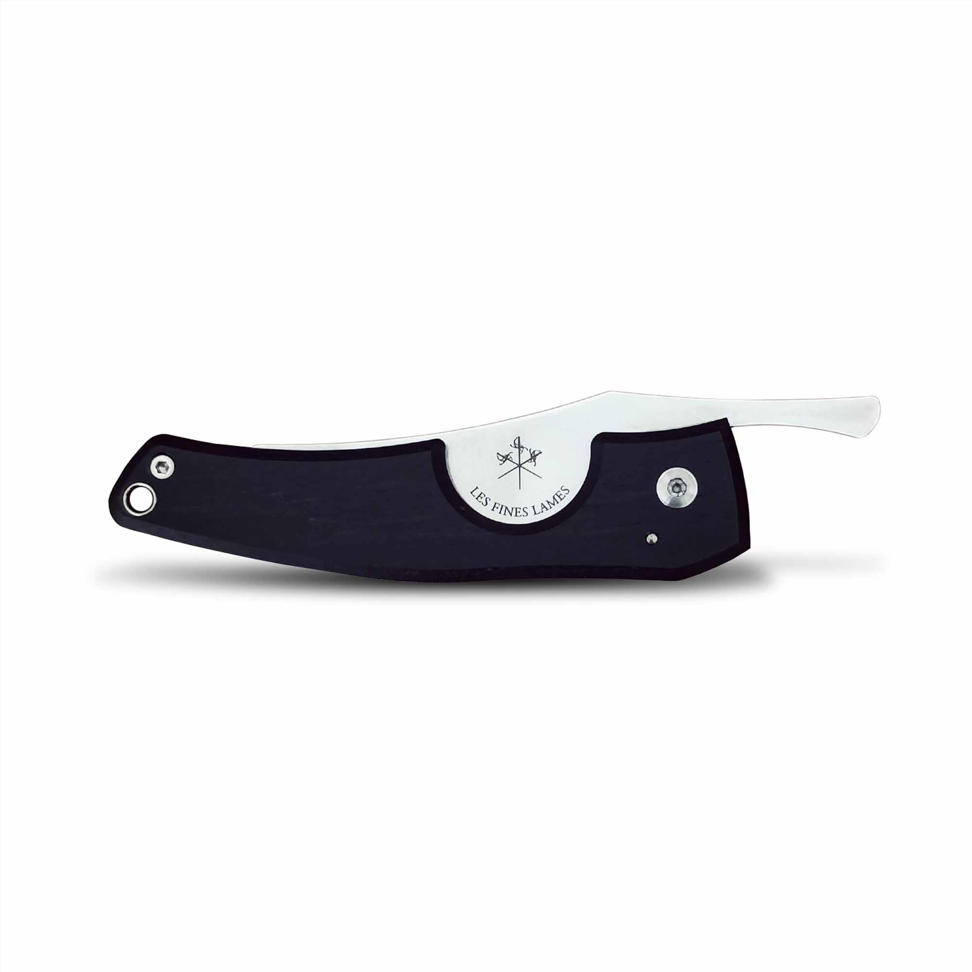 Les Fines Lames cigar knife Le Petit Ebony TATTOO ROSES