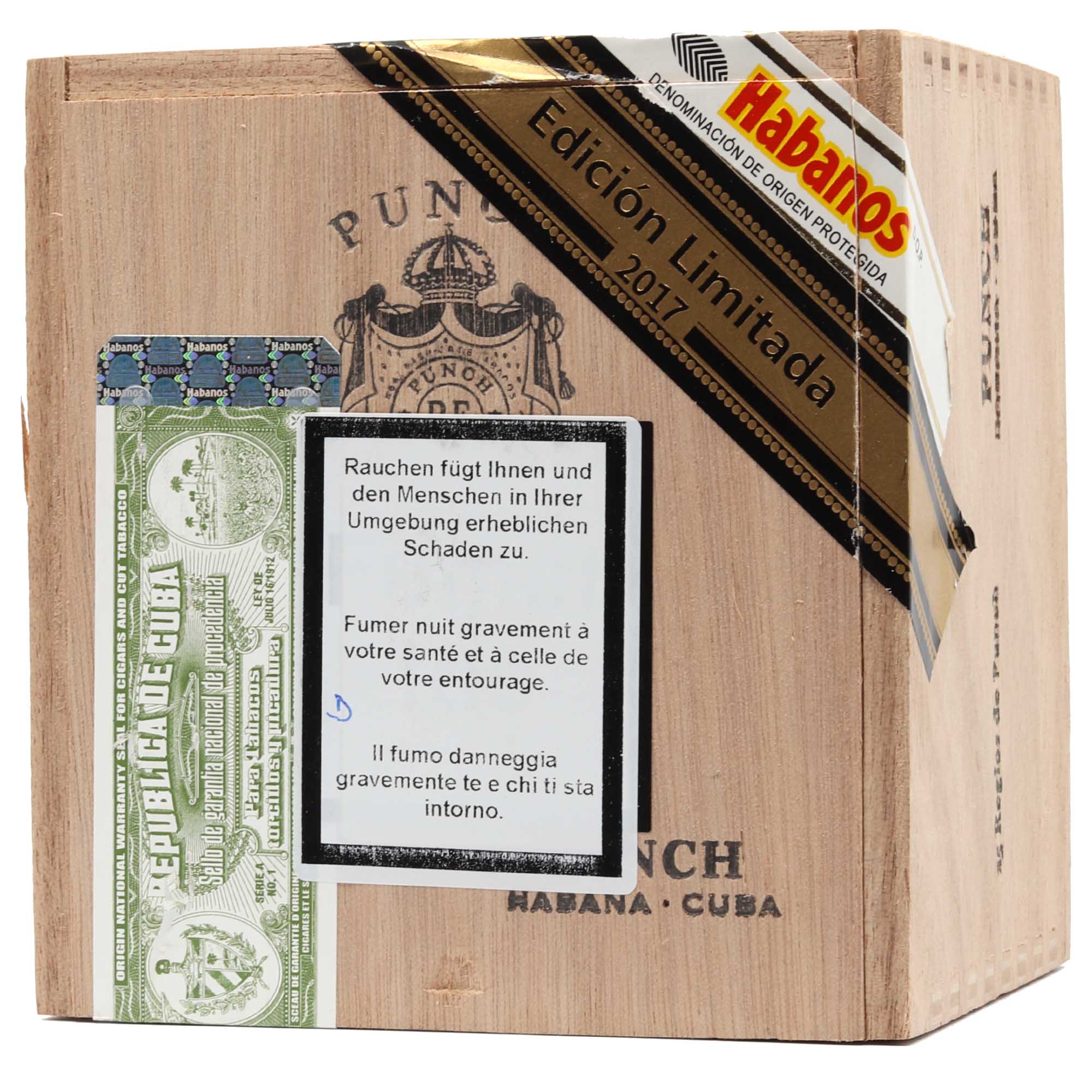PunchEdicionLimitadaRegiosdePunchEL201725s Punch Edicion Limitada Regios de Punch EL 2017 - Confezione da 25 pezzi