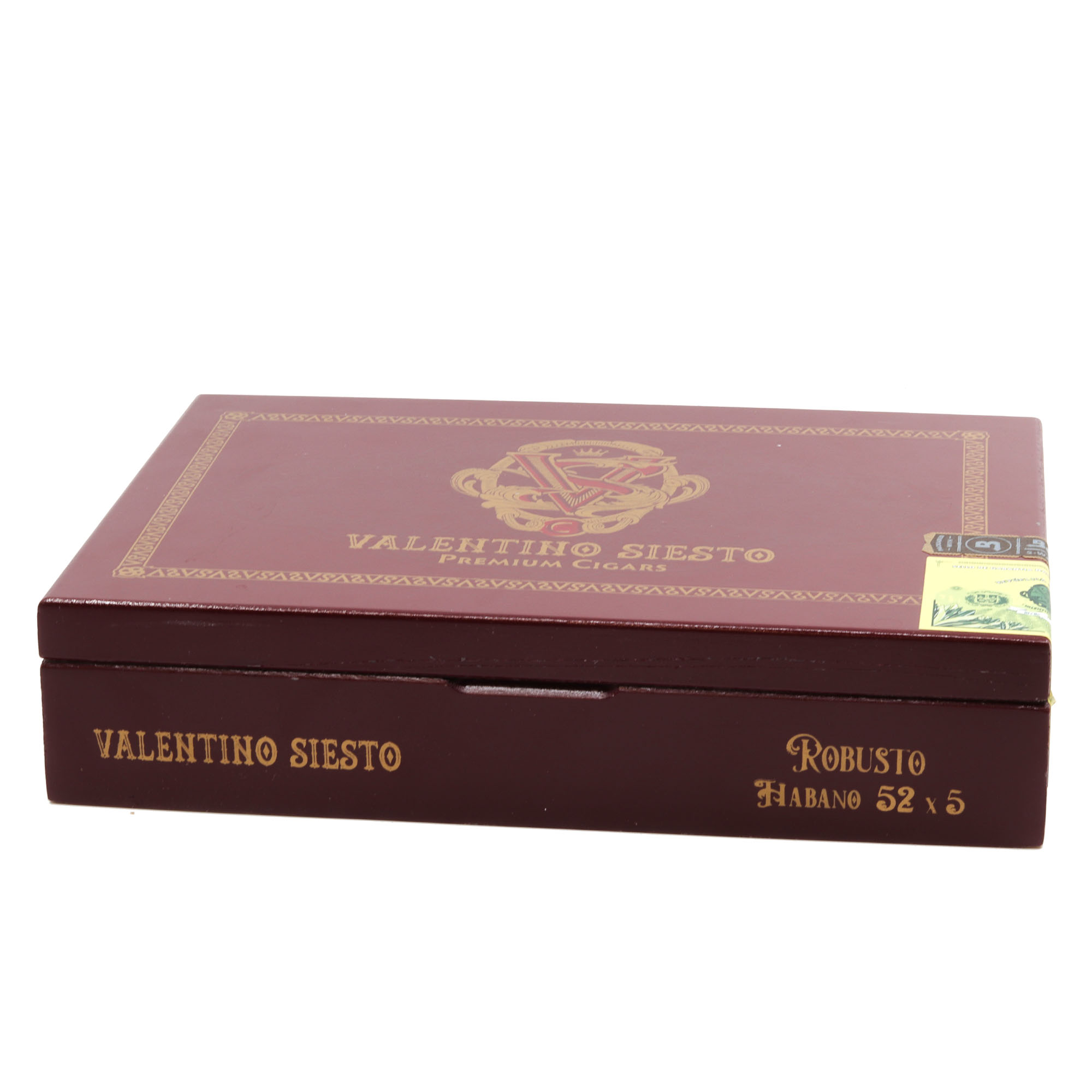 Boîte de Valentino-robusto-habano Valentino Siesto Premium Natural Robusto