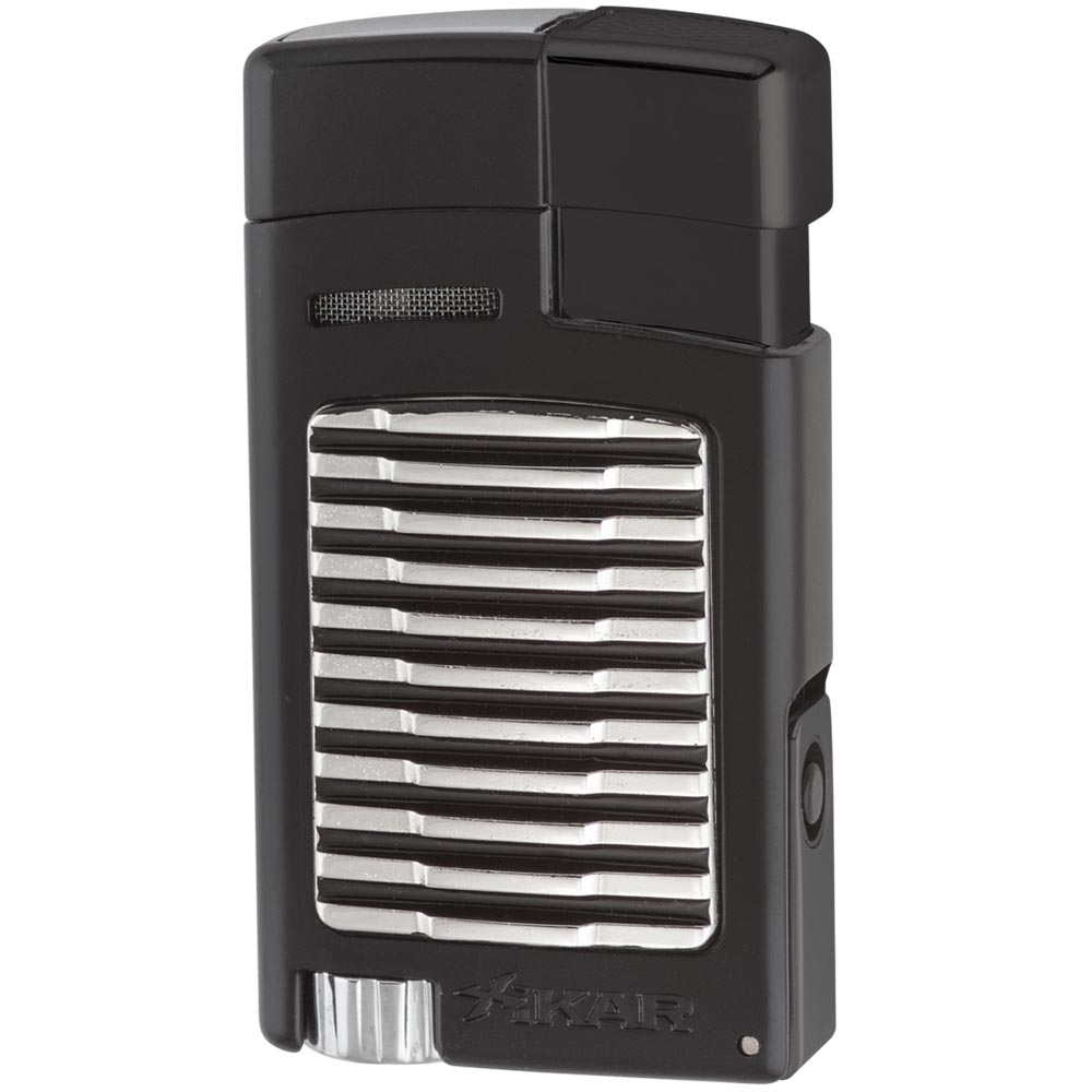 xikar_506_forte_black_01 Xikar Forte Single Jet Lighter Black 523BK