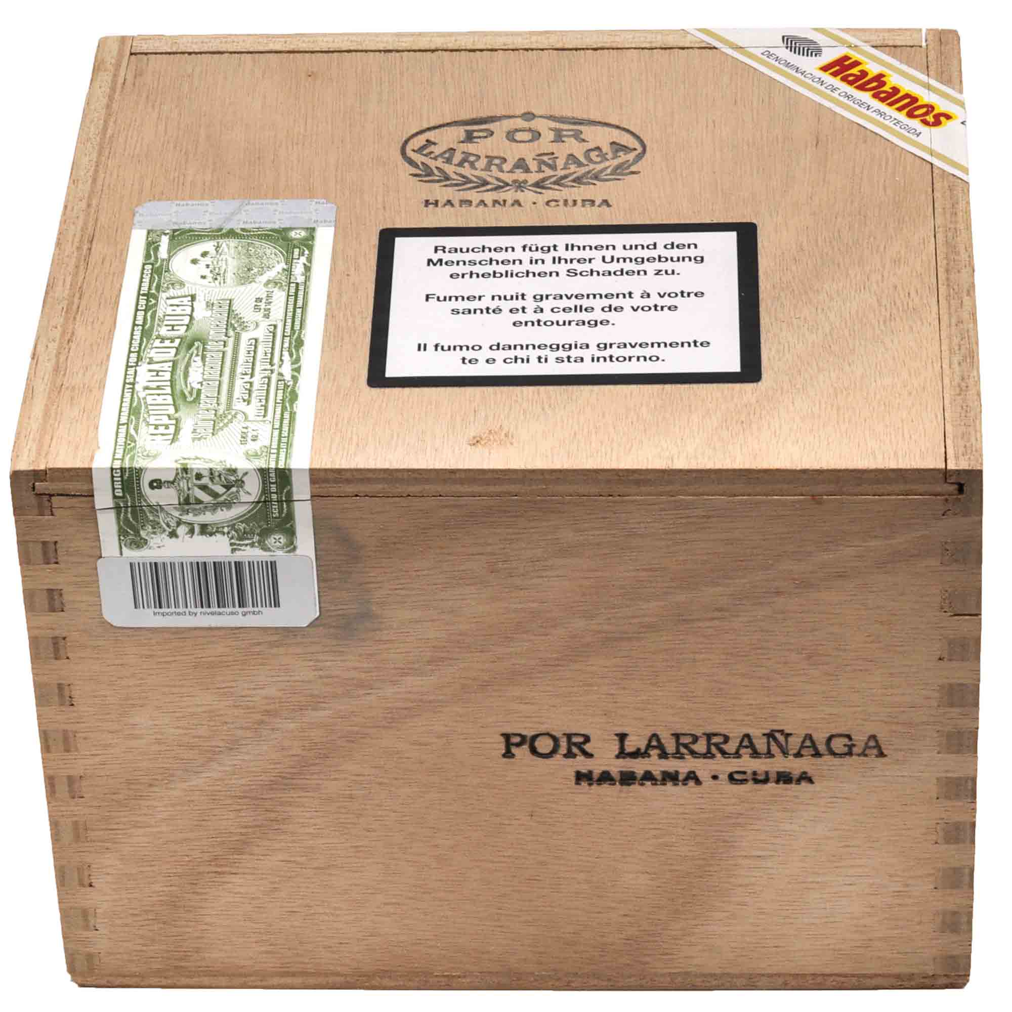 Por Larranaga Petit Coronas Coffret de 50 pièces