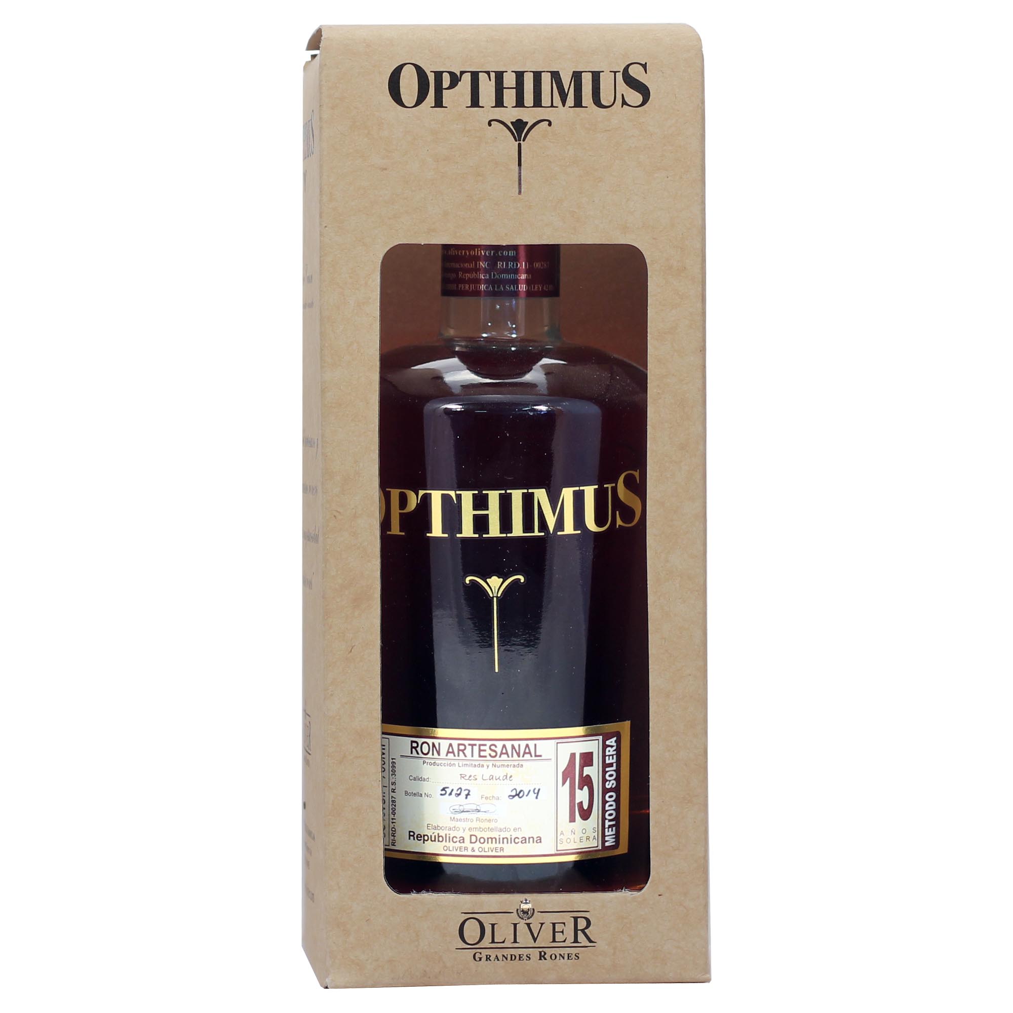 opthimus_15yr_01 Opthimus Rum 15yr 70cl
