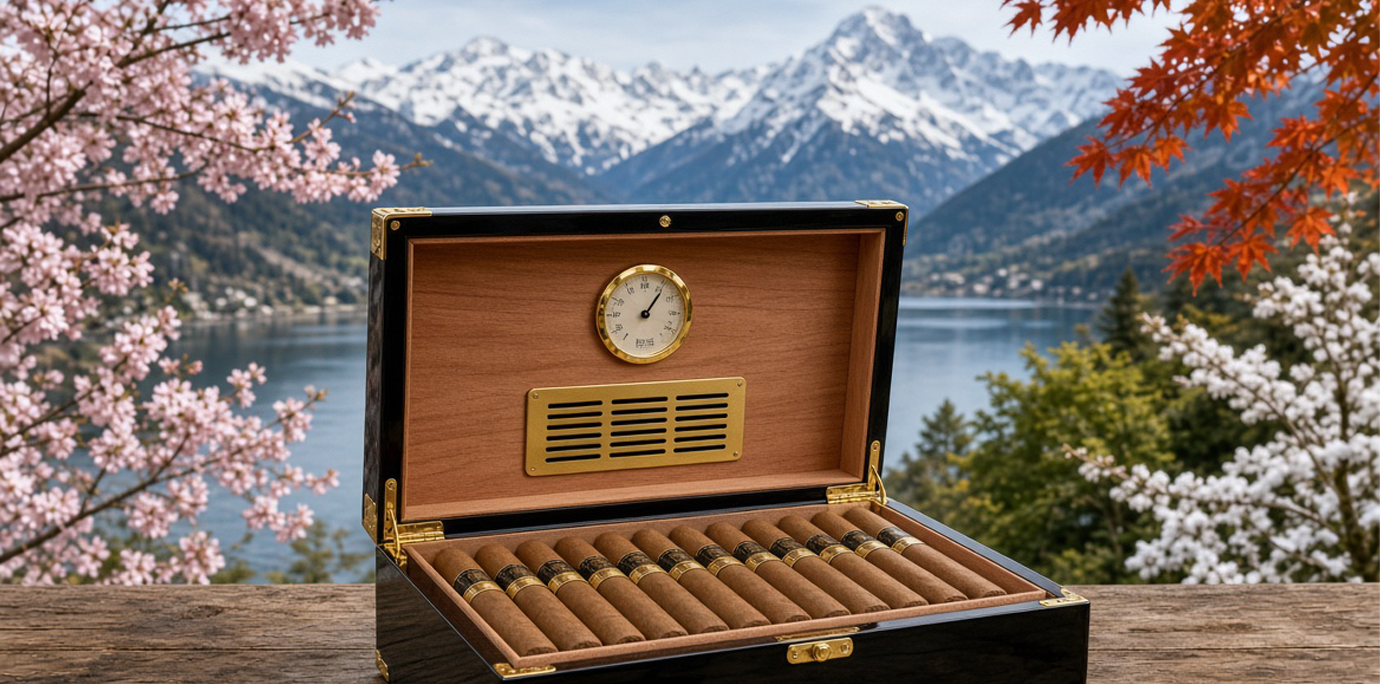 Der „Klimazone Schweiz“-Guide: Humidor-Pflege im Wechsel der Jahreszeiten Der „Klimazone Schweiz“-Guide: Humidor-Pflege im Wechsel der Jahreszeiten